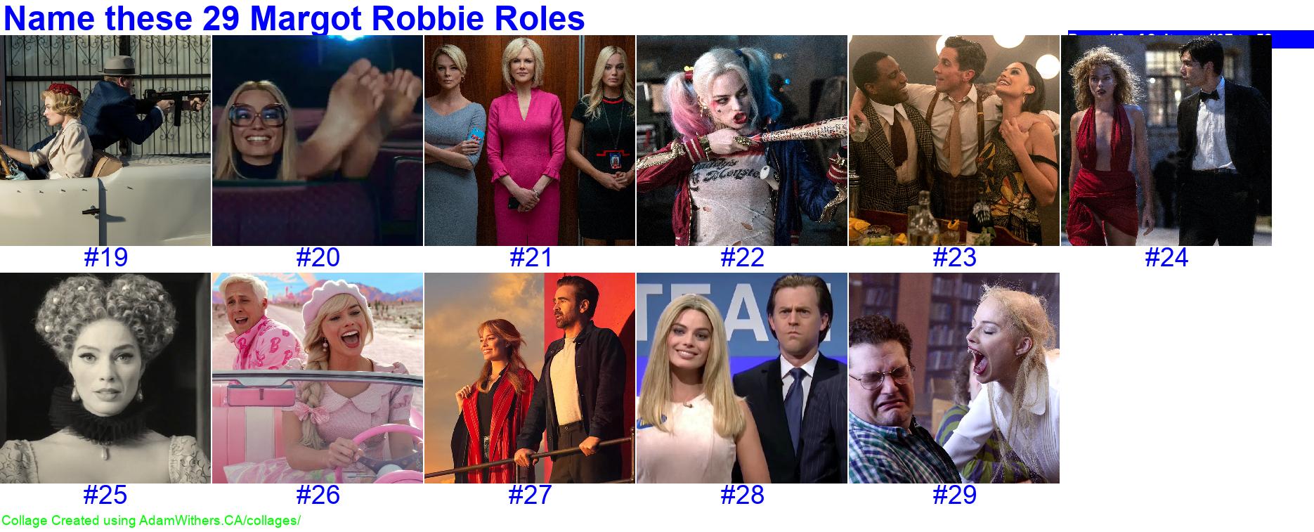 CollageC: guessCelebMargotRobbie Page 2